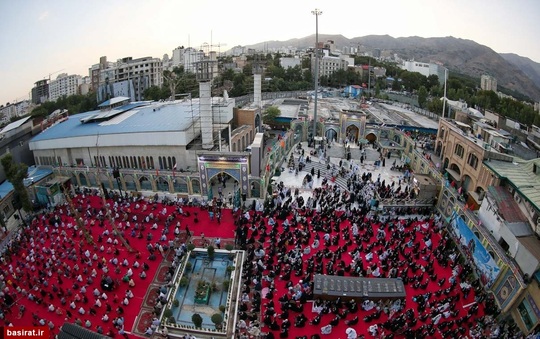 جشن عید غدیر درحرم  امام زاده صالح(ع)-تهران