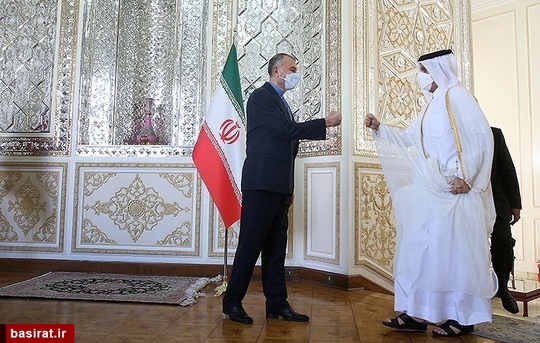 دیدار وزیرخارجه قطر با امیرعبداللهیان