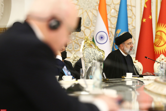 حضور آیت الله رئیسی در بیست و یکمین اجلاس سران سازمان همکاری شانگهای