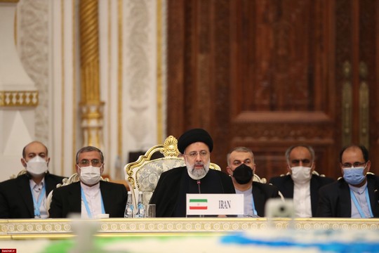 حضور آیت الله رئیسی در بیست و یکمین اجلاس سران سازمان همکاری شانگهای