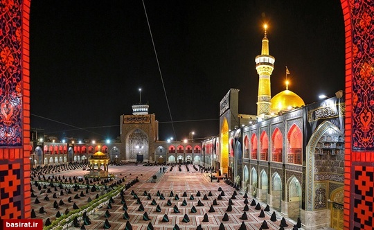 آیین خطبه خوانی شب شهادت حضرت امام رضا (ع)