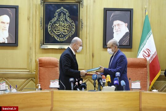 دیدار و امضا تفاهم نامه بین وزرای کشور ایران و ترکیه - ۲۸ مهر ۱۴۰۰