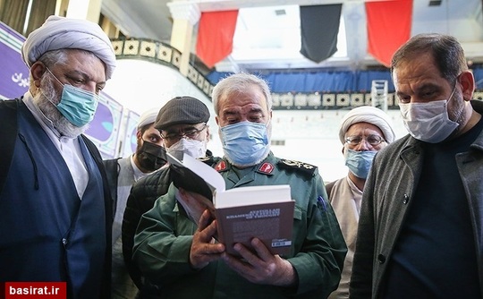 سردار علی فدوی؛ جانشین فرمانده سپاه پاسداران در مراسم افتتاحیه نمایشگاه مکتب انقلاب اسلامی