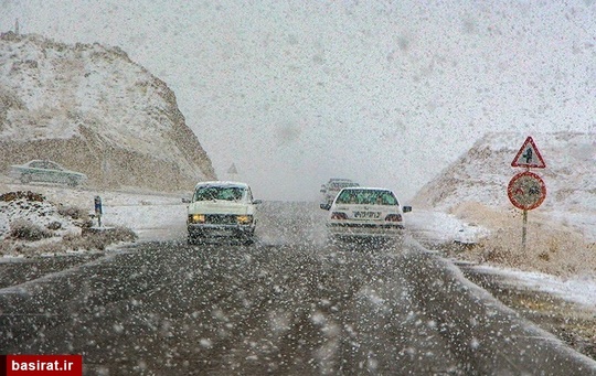 بارش برف در شهرستان اهر-آذربایجان شرقی