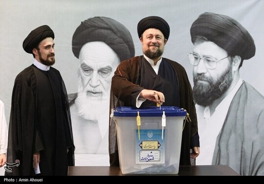 انتخابات ریاست جمهوری - حسینیه جماران