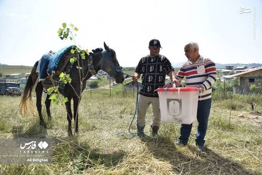 رای گیری در مناطق کوهپایه گلستان