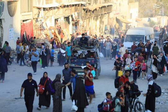 موج جدید آوارگان فلسطینی در شرق غزه