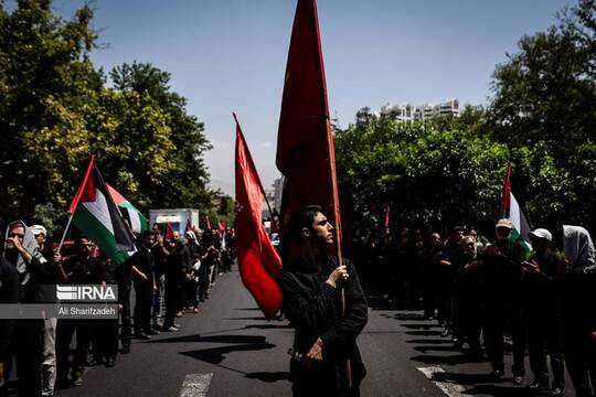 دسته عزاداری روز تاسوعا در دانشگاه امام صادق(ع)