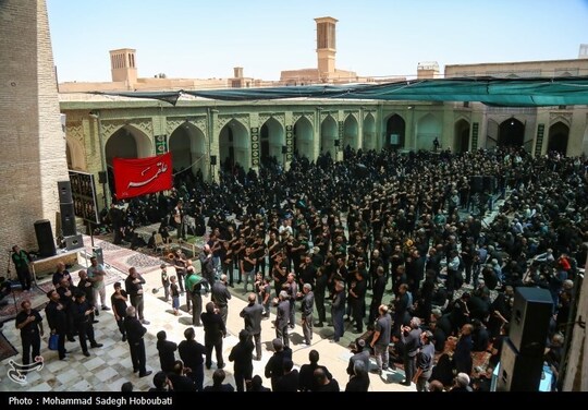 عزاداری سیزدهم محرم در یزد.