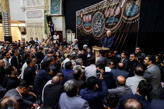 سخنرانی قالیباف در مراسم عزاداری مسجد جامع امام صادق (ع)