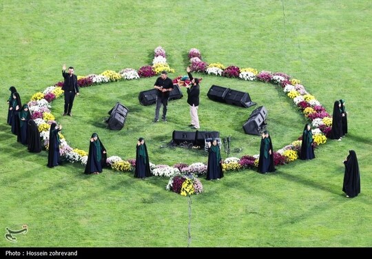 اجتماع دختران انقلاب در ورزشگاه آزادی