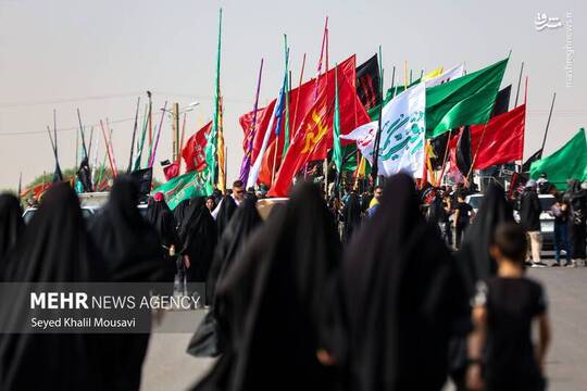 کاروان پیاده‌روی اربعین «عشاق الحسین رامشیر»