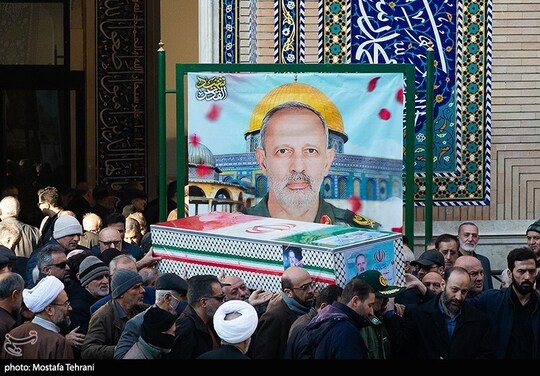 مراسم تشییع پیکر مطهر شهید مدافع حرم سردار کیومرث پورهاشمی  در شهرک شهید محلاتی برگزار شد برگزار شد.