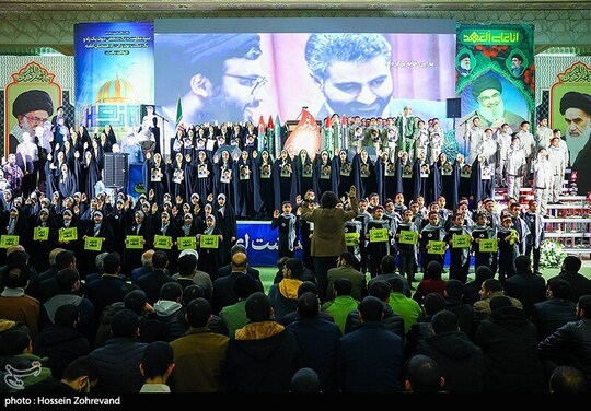 مراسم بزرگداشت شهدای مقاومت در مصلی تهران