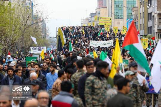 راهپیمایی روز جهانی قدس ۱۴۰۴ در تهران