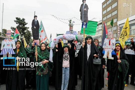 راهپیمایی روز جهانی قدس ۱۴۰۴ در تهران..