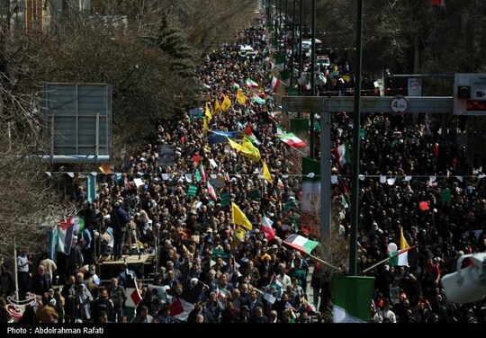 راهپیمایی روز قدس در همدان