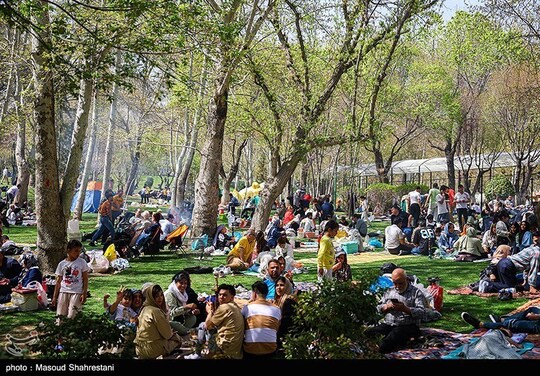 روز طبیعت در پارک ملت تهران