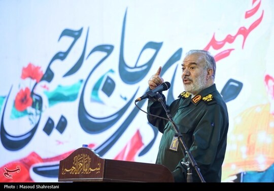 سخنرانی سردار فدوی در سفر رئیس جمهور به استان البرز
