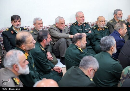 دیدار جمعی از فرماندهان نیروهای مسلح با رهبر معظم انقلاب