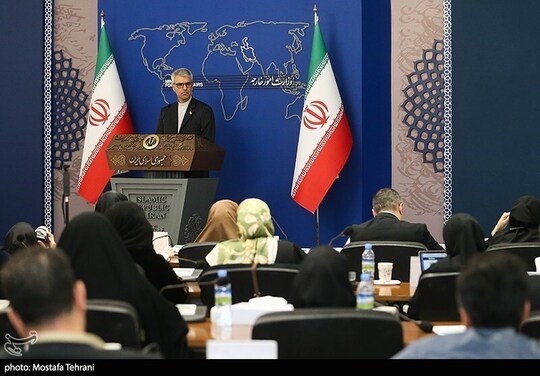 اسماعیل بقائی سخنگوی وزارت امور خارجه جمهوری اسلامی ایران