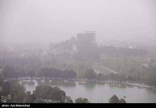 گرد و غبار در لرستان