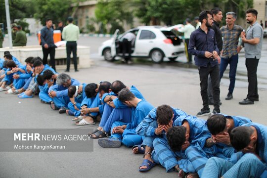 طرح دستگیری سارقان در مقر پلیس آگاهی پایتخت صبح سه‌شنبه ۹ اردیبهشت با حضور سردار «عباسعلی محمدیان» فرمانده انتظامی پایتخت و جمعی از خبرنگاران برگزار شد.