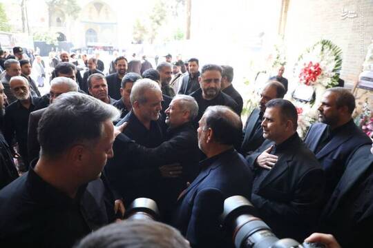 حضور  پزشکیان در مراسم بزرگداشت سرلشکر شهید کاظمی