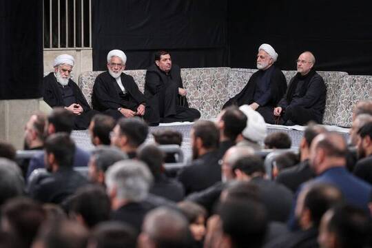 مراسم عزاداری شب تاسوعای حسینی در بیت رهبری برگزار شد.