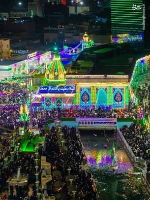 مقام صاحب‌الزمان(عج) کربلا در شب نیمه شعبان