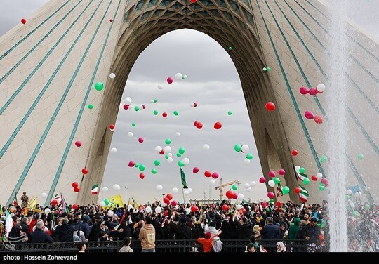 راهپیمایی 22 بهمن درتهران