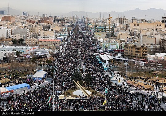 راهپیمایی 22 بهمن درتهران