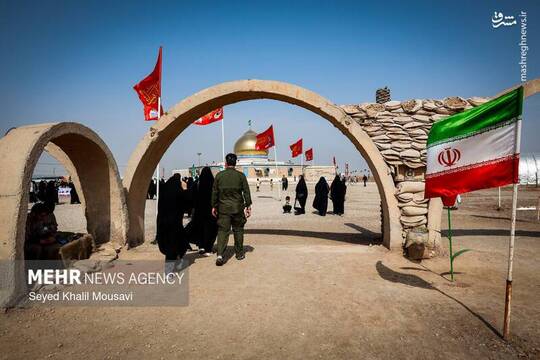راهیان نور در یادمان شهدای طلائیه