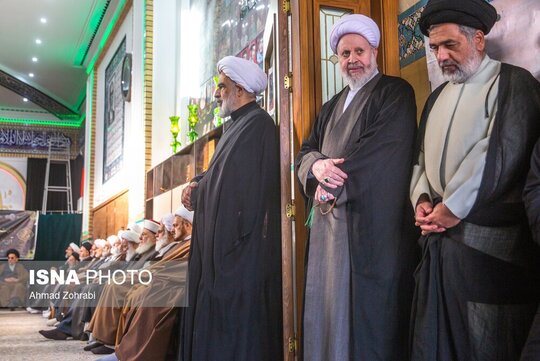 مراسم ختم دکتر محمد قمی برادر حجت الاسلام محسن قمی معاون ارتباطات بین‌الملل دفتر مقام معظم رهبری، در حسینیه شهدا صفاییه قم برگزار شد
