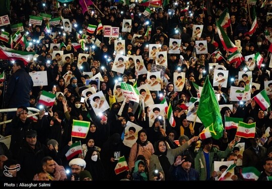 اجتماع شبانه سوگواران رهبر شهید انقلاب در بجنورد