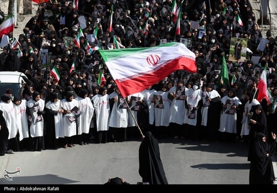 اجتماع و راهپیمایی بانوان همدان