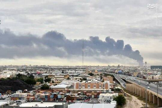 حملات پهپادهای انتحاری محل سوخت‌رسانی به ارتش آمریکا