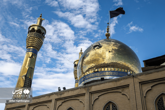 حمله دشمن امریکایی _ صهیونی به حسینیه اعظم زنجان
