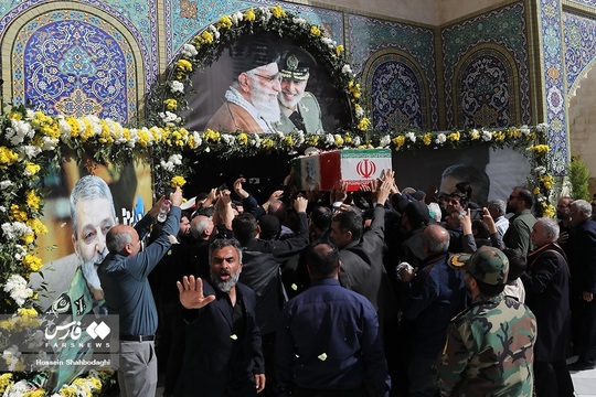 تشییع پیکر سپهبد شهید سید عبدالرحیم موسوی در قم