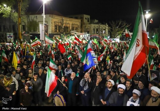 اجتماع مردم تبریز در حمایت از رهبری و نیروهای مسلح