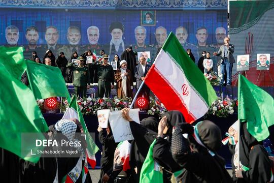 اجتماع و رزمایش بزرگ دختران جان‌فدای ایران با حضور دختران غیرتمند و ولایی پایتخت