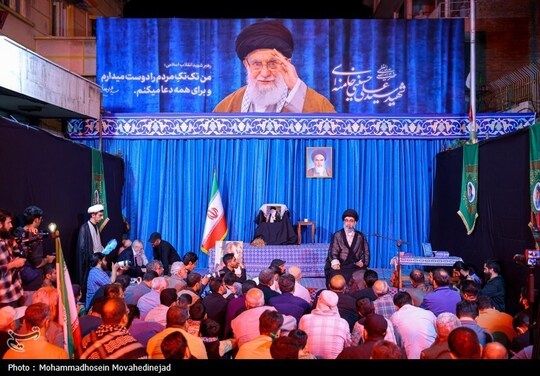 مراسم مناجات و توسل به امام زمان(عج) در رواق کشوردوست