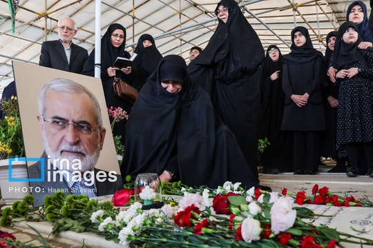 مراسم چهلمین روز شهادت «سیدکمال خرازی» رئیس شورای راهبردی روابط خارجی جمهوری اسلامی ایران در قطعه ۴۲ شهدای رمضان بهشت زهرا (س) برگزار شد.