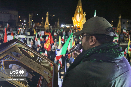 مراسم بزرگداشت شهید غیب پرور در هشتادونهمین شب اقتدار شیرازی ها
