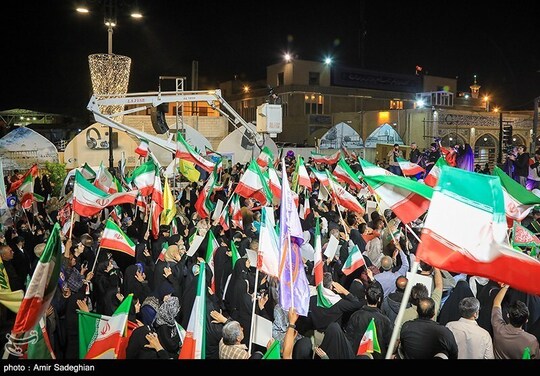 موج نود و دوم حماسه خیابان در شیراز