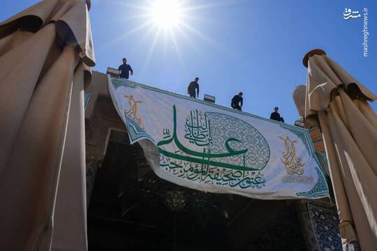 آماده سازی حرمین سامرا برای عید سعید غدیر خم