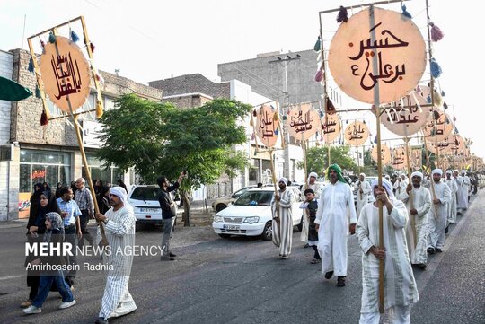 حرکت نمادین کاروان نینوا در بیرجند