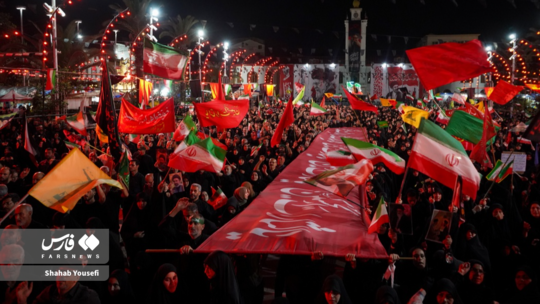 مراسم عزاداری هیئات مذهبی در شهرداری رشت