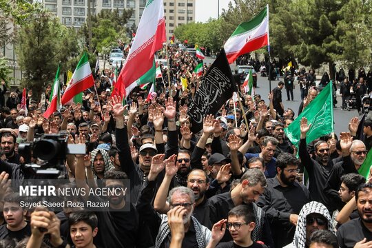 دسته عزاداری دانشگاه امام صادق (ع) در روز تاسوعا