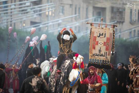 کاروان نمادین اسرای دشت کربلا